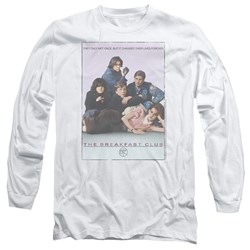 Breakfast Club - Mens Bc Poster Long Sleeve Shirt In White