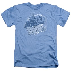 Back To The Future Iii - Mens Time Train T-Shirt In Light Blue