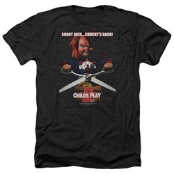 Childs Play 2 - Mens Chuckys Back Heather T-Shirt