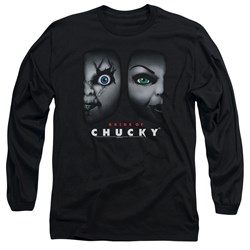 Bride Of Chucky - Mens Happy Couple Long Sleeve Shirt In Black