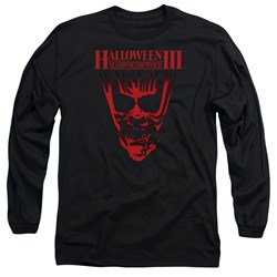 Halloween Iii - Mens Title Long Sleeve Shirt In Black