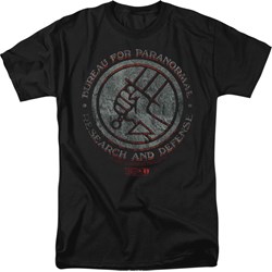 Hellboy Ii - Mens Bprd Stone T-Shirt In Black