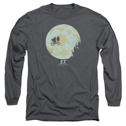 Et - Mens In The Moon Long Sleeve Shirt In Charcoal