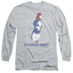 Chilly Willy - Mens U Cold Bro Long Sleeve Shirt In Silver