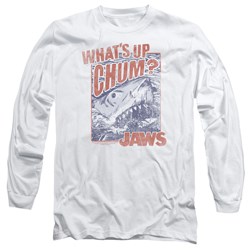 Jaws - Mens Chum Long Sleeve Shirt In White