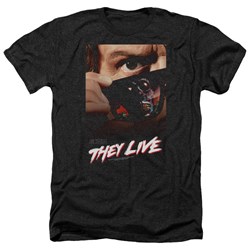 They Live - Mens Poster Heather T-Shirt
