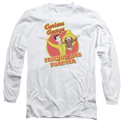 Curious George - Mens Friends Longsleeve T-Shirt