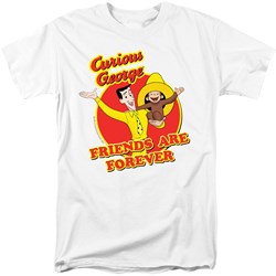 Curious George - Mens Friends T-Shirt