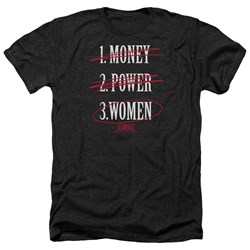 Scarface - Mens Money Power Women Heather T-Shirt