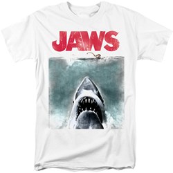 Jaws - Mens Vintage Poster T-Shirt