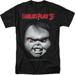 Childs Play 3 - Mens Face Poster T-Shirt