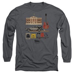Back To The Future - Mens Items Longsleeve T-Shirt