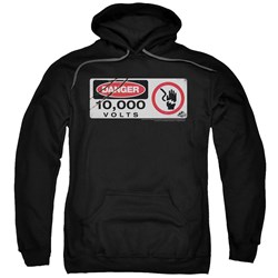 Jurassic Park - Mens Electric Fence Sign Pullover Hoodie