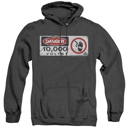 Jurassic Park - Mens Electric Fence Sign Hoodie
