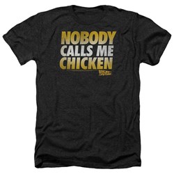 Back To The Future - Mens Chicken Heather T-Shirt