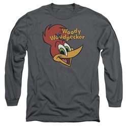 Woody Woodpecker - Mens Retro Logo Long Sleeve T-Shirt