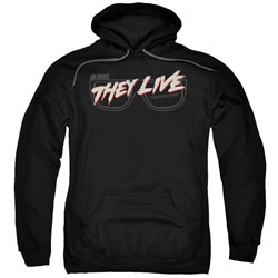 They Live - Mens Glasses Logo Pullover Hoodie