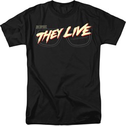 They Live - Mens Glasses Logo T-Shirt