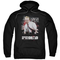 Shaun Of The Dead - Mens Hero Must Rise Pullover Hoodie