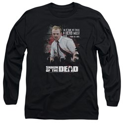 Shaun Of The Dead - Mens Hero Must Rise Long Sleeve T-Shirt