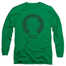 Curious George - Mens Classic Wink Long Sleeve T-Shirt