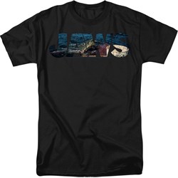 Jaws - Mens Logo Cutout T-Shirt