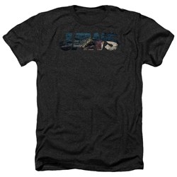Jaws - Mens Logo Cutout Heather T-Shirt