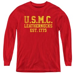 Us Marine Corps - Youth Leathernecks Long Sleeve T-Shirt
