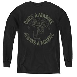 Us Marine Corps - Youth Always A Marine Long Sleeve T-Shirt