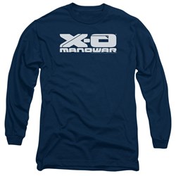 Xo Manowar - Mens Logo Long Sleeve T-Shirt