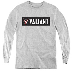 Valiant - Youth Horizontal Logo Long Sleeve T-Shirt