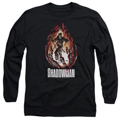 Shadowman - Mens Burst Long Sleeve T-Shirt
