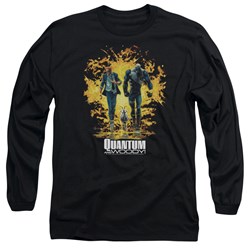 Quantum And Woody - Mens Explosion Long Sleeve T-Shirt