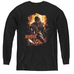 Ninjak - Youth Fiery Ninjak Long Sleeve T-Shirt