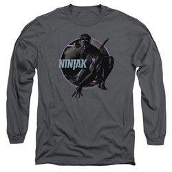Ninjak - Mens Crouching Ninjak Long Sleeve T-Shirt