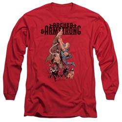 Archer & Armstrong - Mens Hang In There Long Sleeve T-Shirt