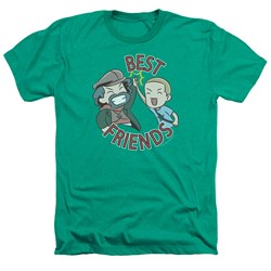 Valiant - Mens Best Friends Emoji Heather T-Shirt