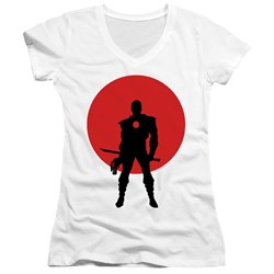 Bloodshot - Juniors Icon V-Neck T-Shirt