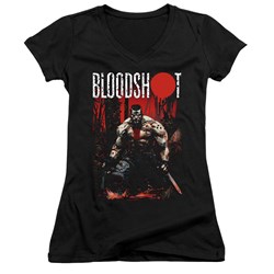 Bloodshot - Juniors Welcome To The Jungle V-Neck T-Shirt