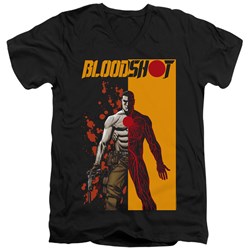 Bloodshot - Mens Split V-Neck T-Shirt