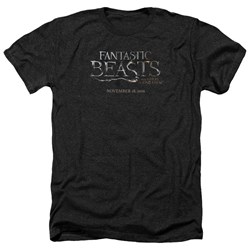 Fantastic Beasts - Mens Logo Heather T-Shirt