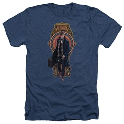 Fantastic Beasts - Mens Newt Scamander Heather T-Shirt