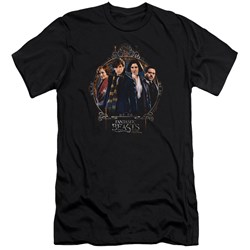 Fantastic Beasts - Mens Group Portrait Premium Slim Fit T-Shirt