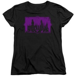 Fantastic Beasts 2 - Womens Hogwarts Silhouette T-Shirt