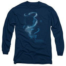 Fantastic Beasts 2 - Mens Newt Silhouette Long Sleeve T-Shirt