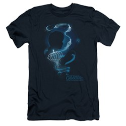 Fantastic Beasts 2 - Mens Newt Silhouette Slim Fit T-Shirt