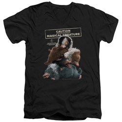Fantastic Beasts 2 - Mens Cuddle Puddle V-Neck T-Shirt