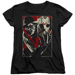 Freddy Vs Jason - Womens Vs T-Shirt