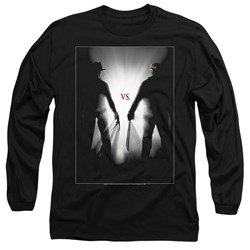 Freddy Vs Jason - Mens Silhouettes Long Sleeve T-Shirt