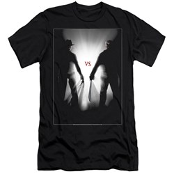 Freddy Vs Jason - Mens Silhouettes Premium Slim Fit T-Shirt